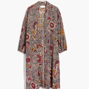 NWT Madewell Robe Jacket in Bali Blooms